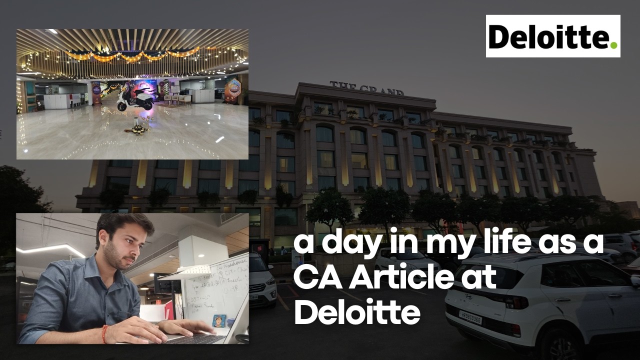 Deloitte CA Articleship Vlog 3: Client Place | Late Night Work | Statutory Audit #big4 #articleship