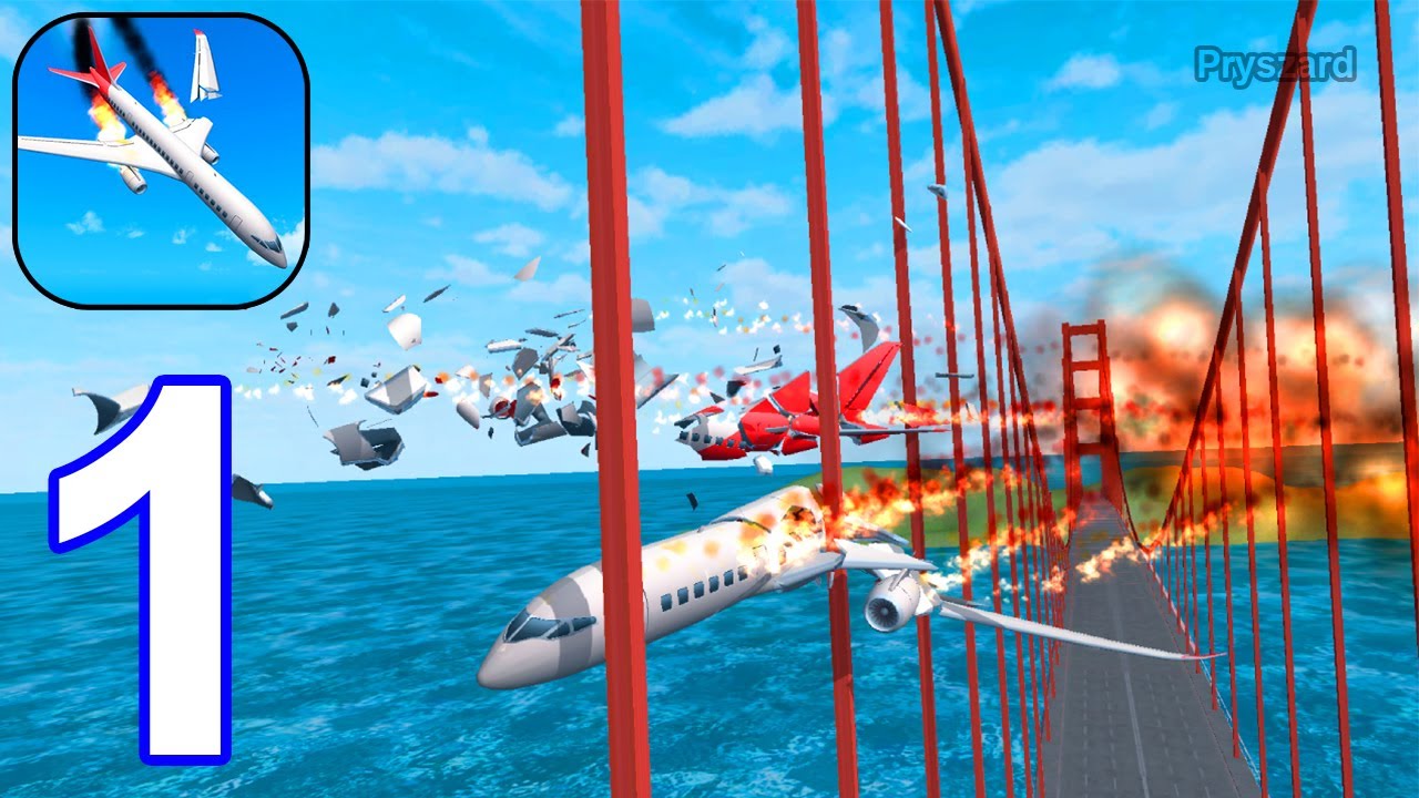 Plane Crash: Flight Simulator - Gameplay Walkthrough Part 1 All Maps (iOS, Android)
