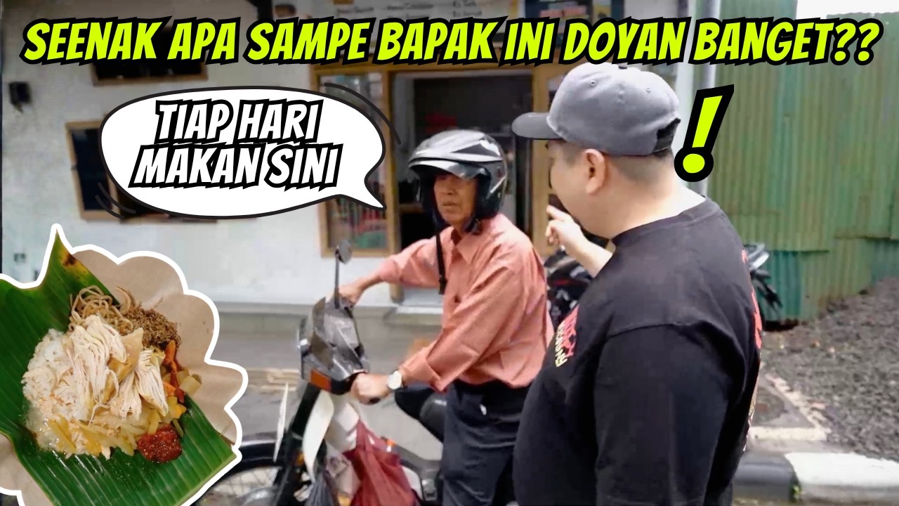 BAPAK INI TIAP HARI BELI MAKAN DI SINI!! SEENAK APA YA??