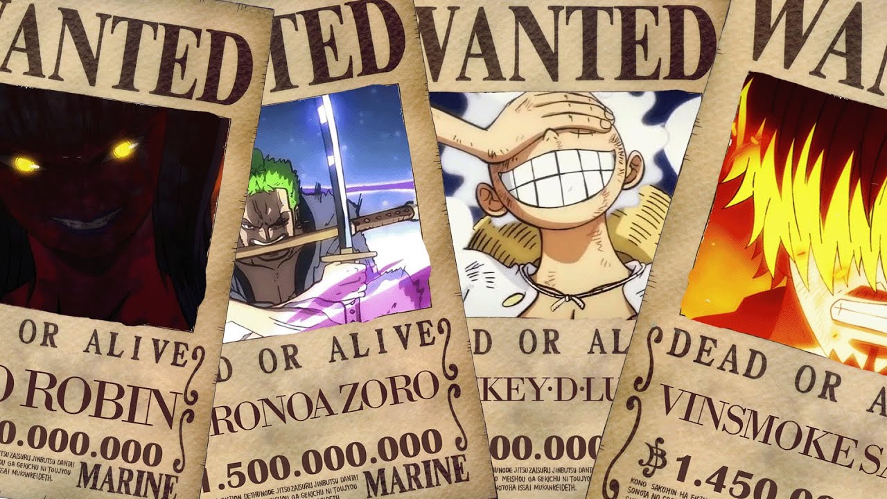 Die Kopfgelder der Strohüte nach Egghead und was sie pro Arc eigentlich verdient haben sollten!!!