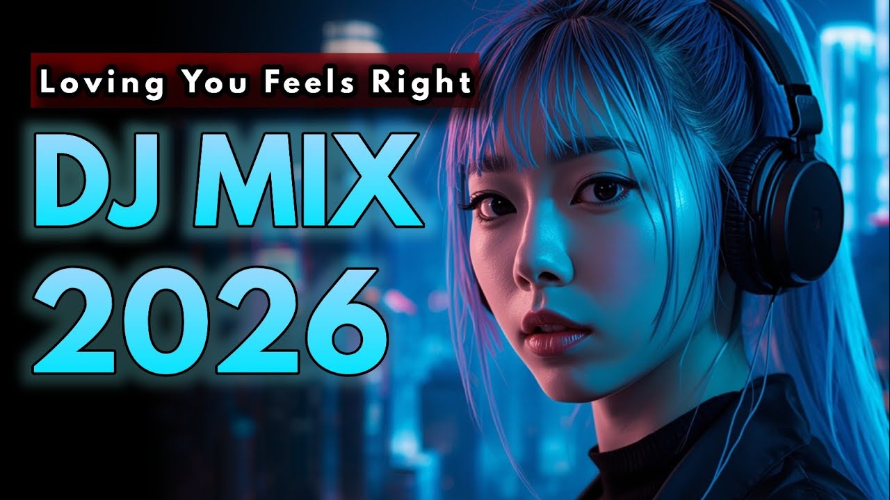 Loving You Feels Right – 2026 DJ Mix | Soft Melodic EDM Night Drive