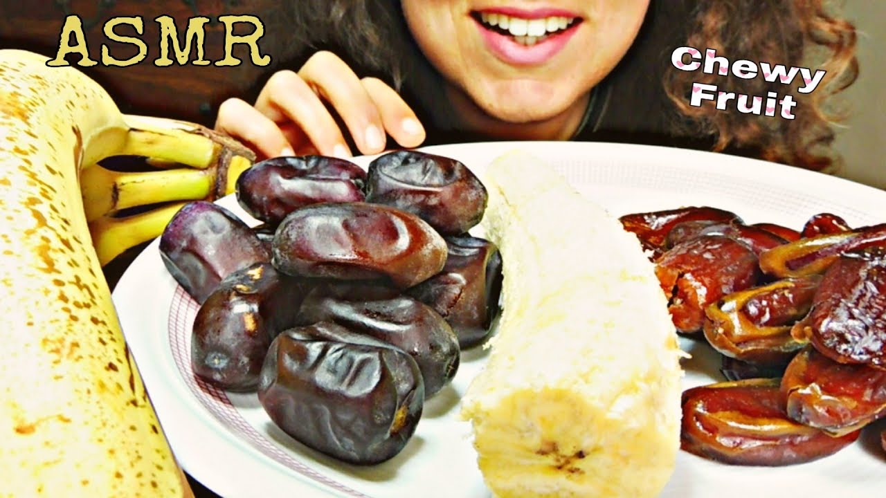 ASMR EATING - FRUIT PLATTER -SWEET AND CHEWY - No talking