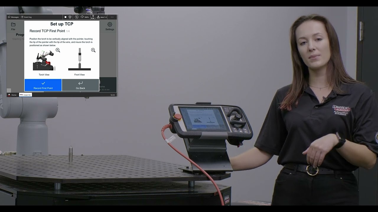 Cooper App 1.7 – Teaching a Tool Center Point (TCP) – Cooper Welding Cobot