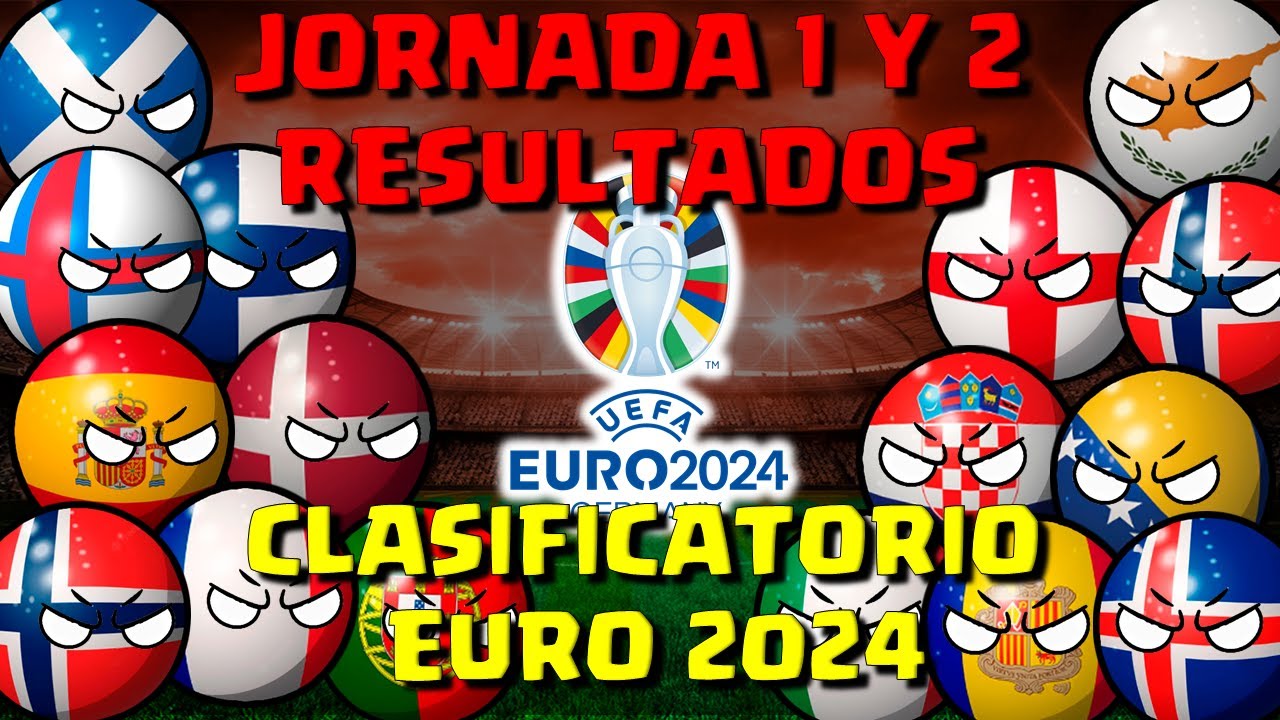 JORNADA 1 Y 2 DE CLASIFICATORIOS de la EUROCOPA 2024| countryballs