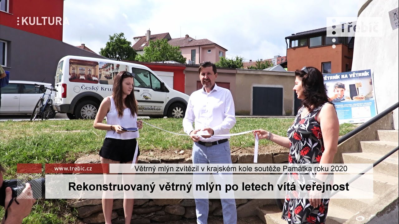 Rekonstruovaný větrný mlýn po letech vítá veřejnost