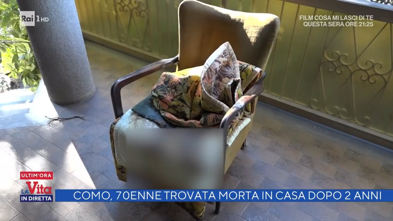 Anziana trovata morta dopo 2 anni a Como - La vita in diretta 09/02/2022