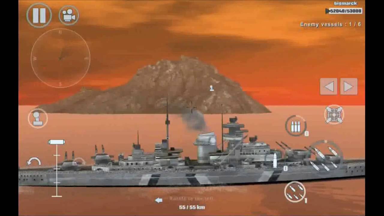 Battleship Bismarck - Warship War Navy Fleet Combat