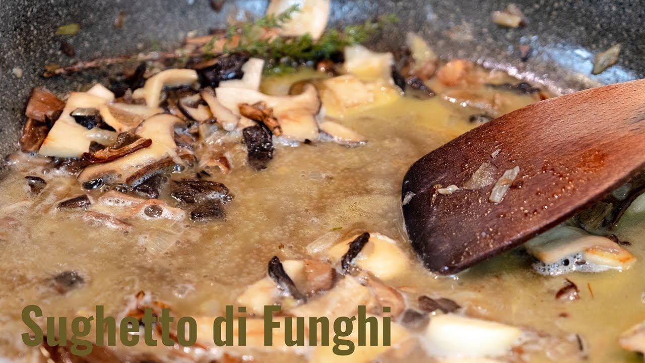 Kräuterseitling-Steinpilz-Soße für Ravioli, Pasta & Gnocchi Gerichte, zuhause einfach selber machen