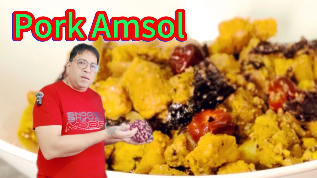Easy Goan Pork Amsol | Pork Solantlem | no oil recipe 