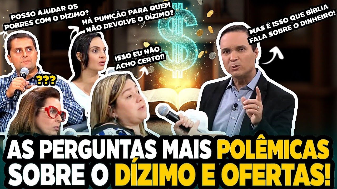 Perguntas MAIS FEITAS sobre DÍZIMO E OFERTAS! Pr. Arilton Oliveira esclarece baseado na BÍBLIA! 