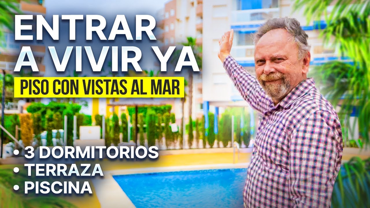 Magnífico piso en Guardamar del Segurar — parking, piscina y terraza incluida