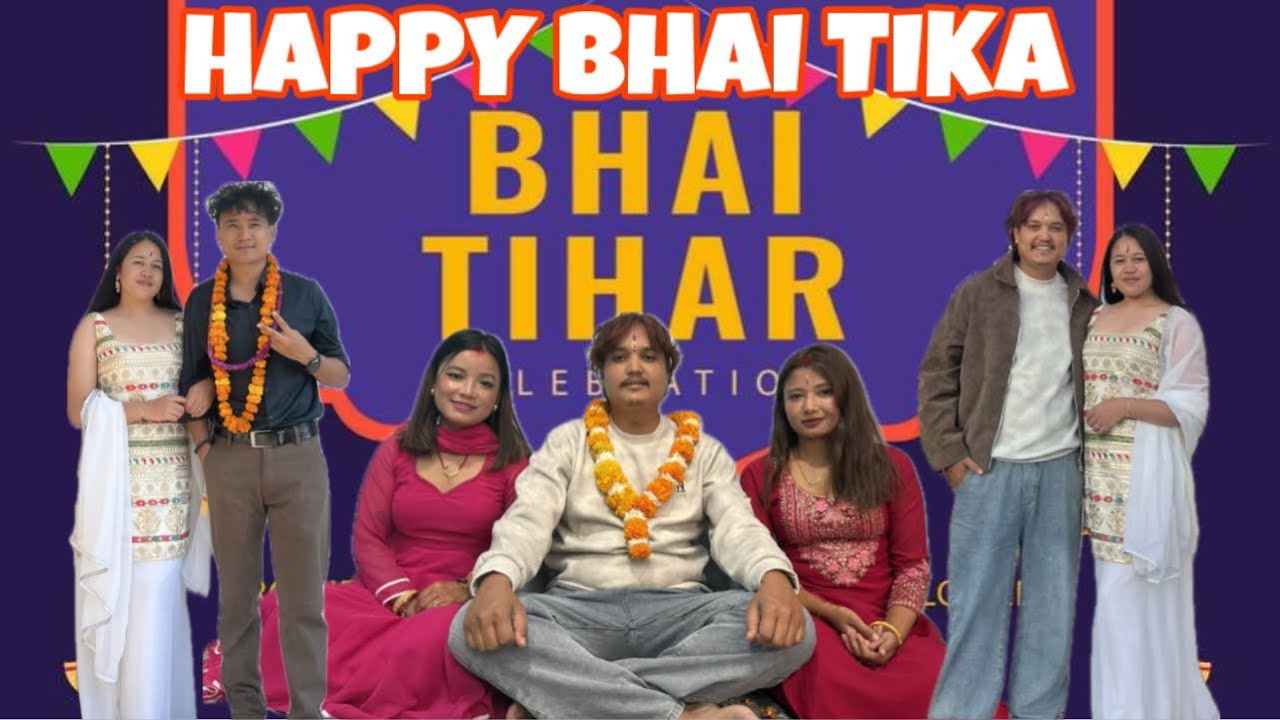 BHAI TIKA ||| WITH FAMILY ||| Jamuna Nana Ko Kukur tihar Ko Mala😂
