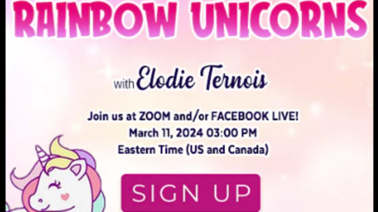 Elodie Ternois (Rainbow Unicorns) Webinar