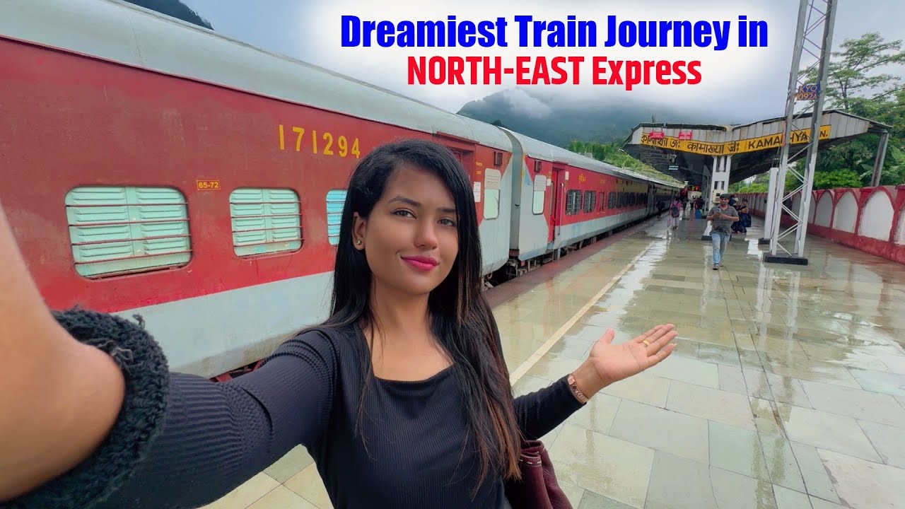 12505: North - East Express Journey from Kamakhya Jn to Kishanganj in FULL MONSOON🌧️ | PART 1 | 2AC