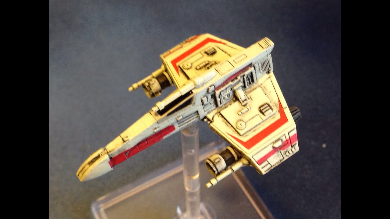 The Cardboard Dungeon: X-Wing Ship Review - E-Wing
