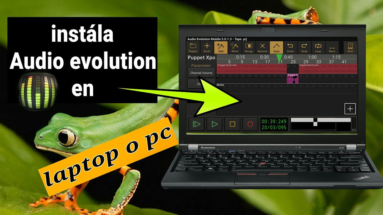 audio evolution para pc o laptop /instalacion