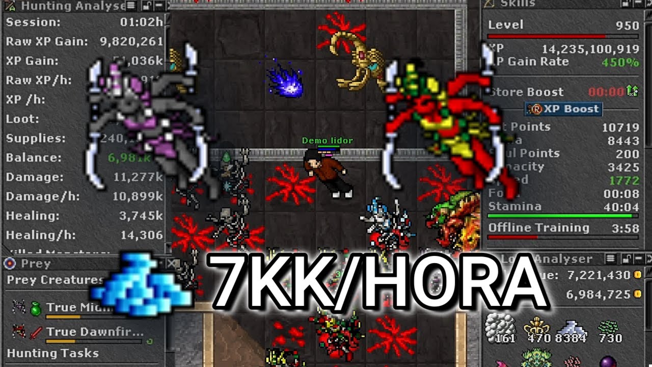 [RUBINOT] MONK 800+ TRUE ASURAS 7KK PROFIT