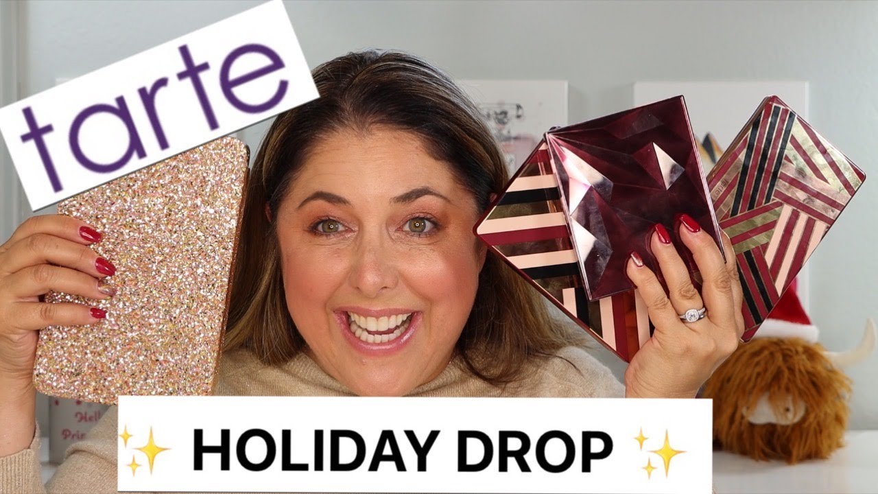 NEW TARTE Holiday Drop!!! Three Eyeshadow Palettes and Cheek, Too, All NEW!