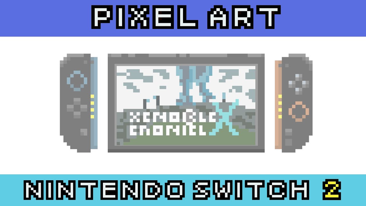 RPG Pixel Art - Como dibujar un Nintendo Switch 2  - Timelapse.