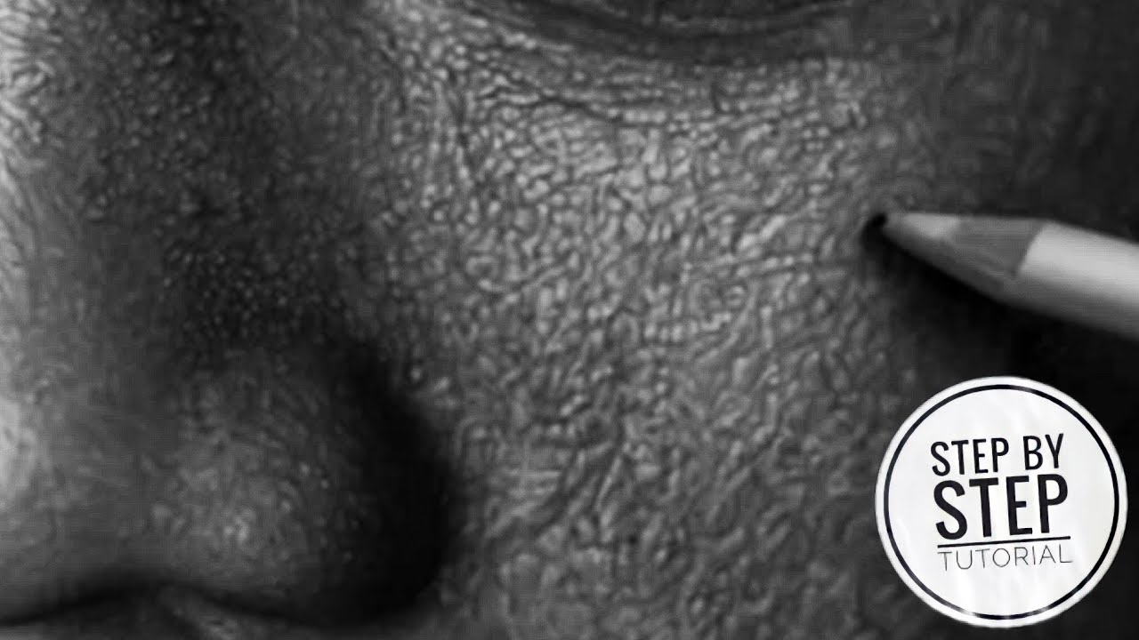 How to draw Realistic Skin Texture & Pores | Step by Step Skin Texture Drawing for beginners