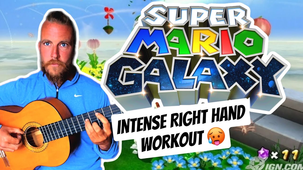 SUPER MARIO GALAXY - GUSTY GARDEN GALAXY (flamenco guitar cover)