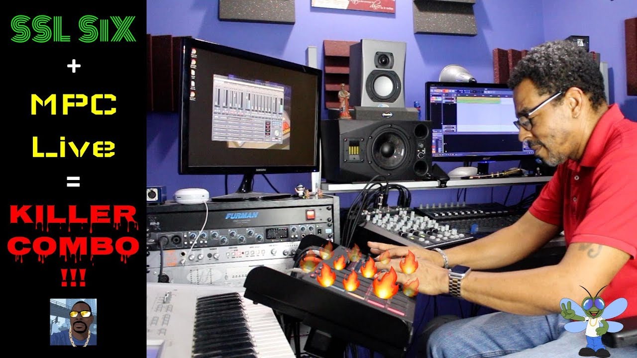 SSL SiX+MPC Live=Killer Combo! - Using the Six and my 500 rack gear