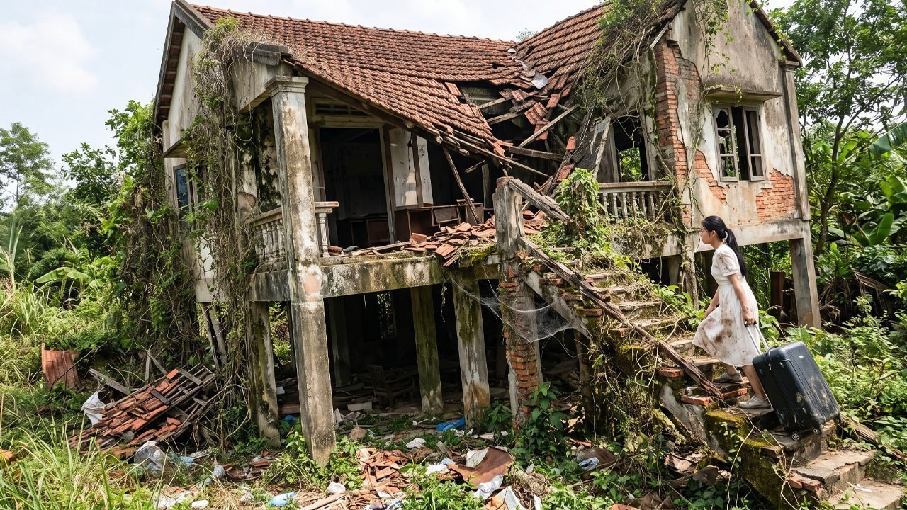 Leaving the City, Young Woman Returns Home and Builds a Dream House Herself.|by@NhatChauBuild