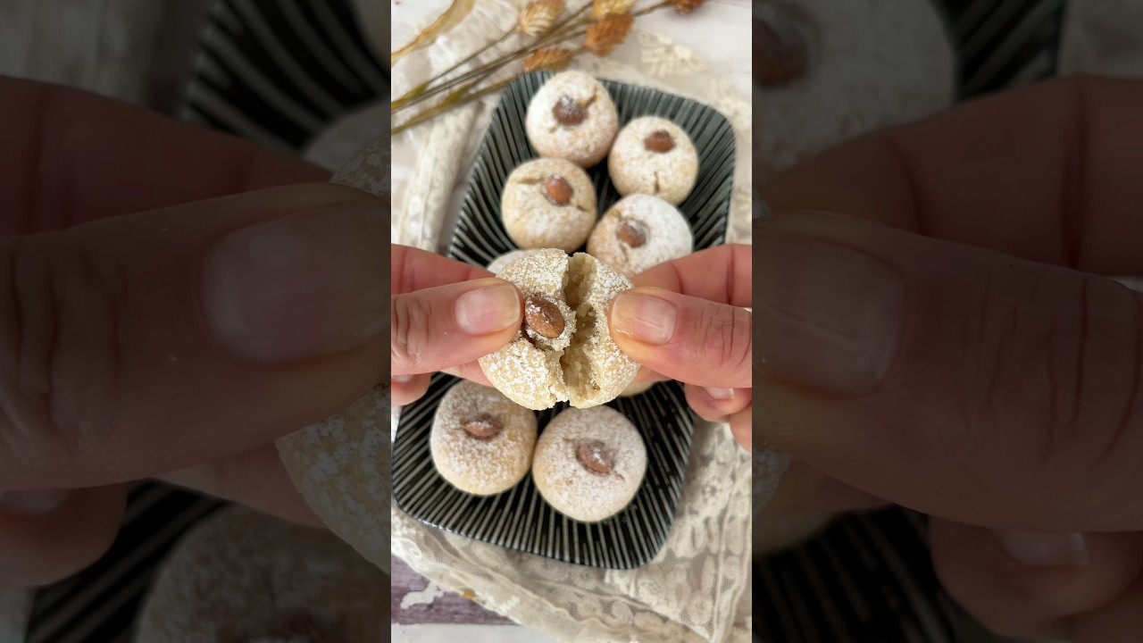Li preparo con soli 3 ingredienti, i biscotti che amerai ! Biscotti alle mandorle 