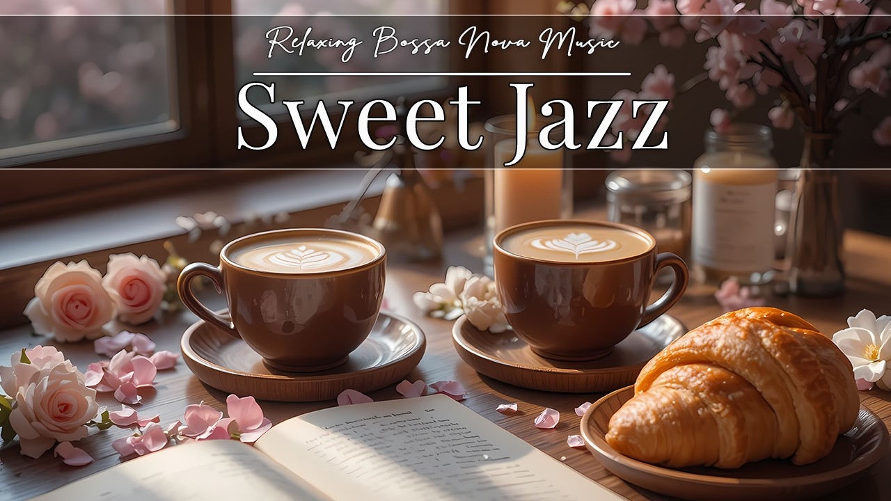 Sweet February Jazz ☕ Jazz Café Background Music & Upbeat Bossa Nova Piano for Great Moods