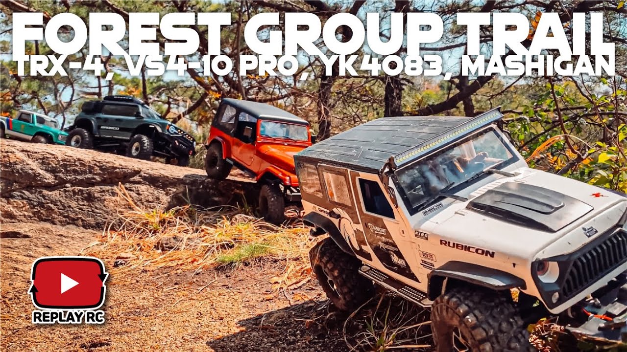 RC Cars. TRX-4 | VS4-10 Pro | YK4083 | MASHIGAN | Forest Rock crawler _3