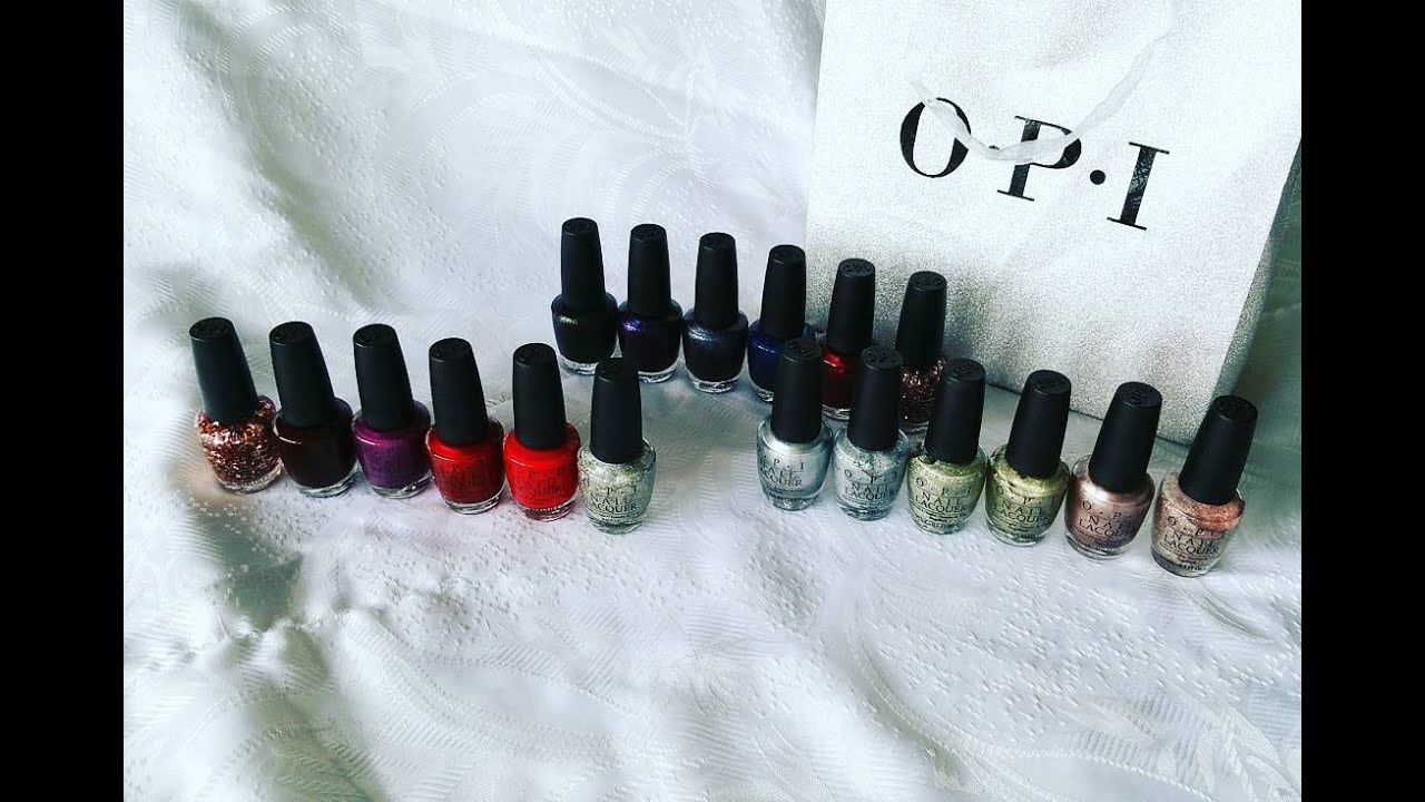 OPI Wintercollection 2015 - Starlight live swatches