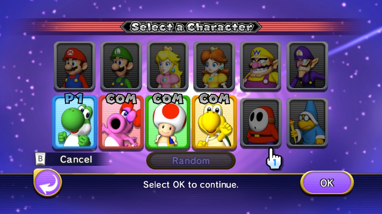 Mario Party 9 - Blooper Beach (Party Mode - CPU vs CPU Only/Master Difficulty)