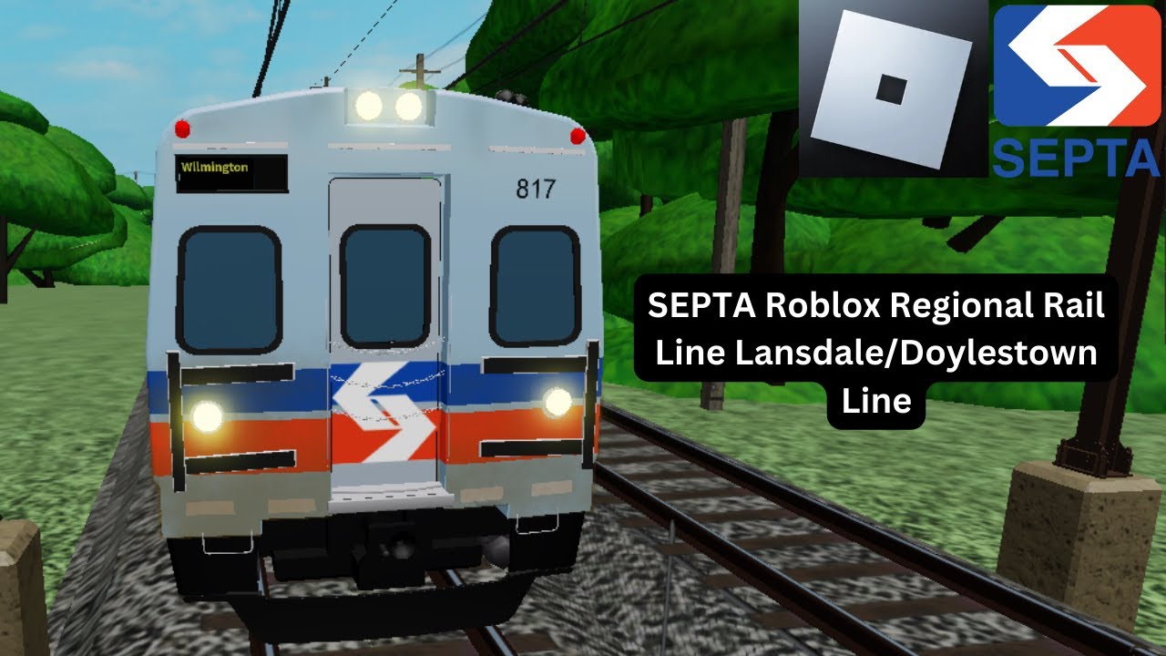 SEPTA Roblox Full Train Driving Regional Rail Line Landsdale/Doylestown Line to Doylestown
