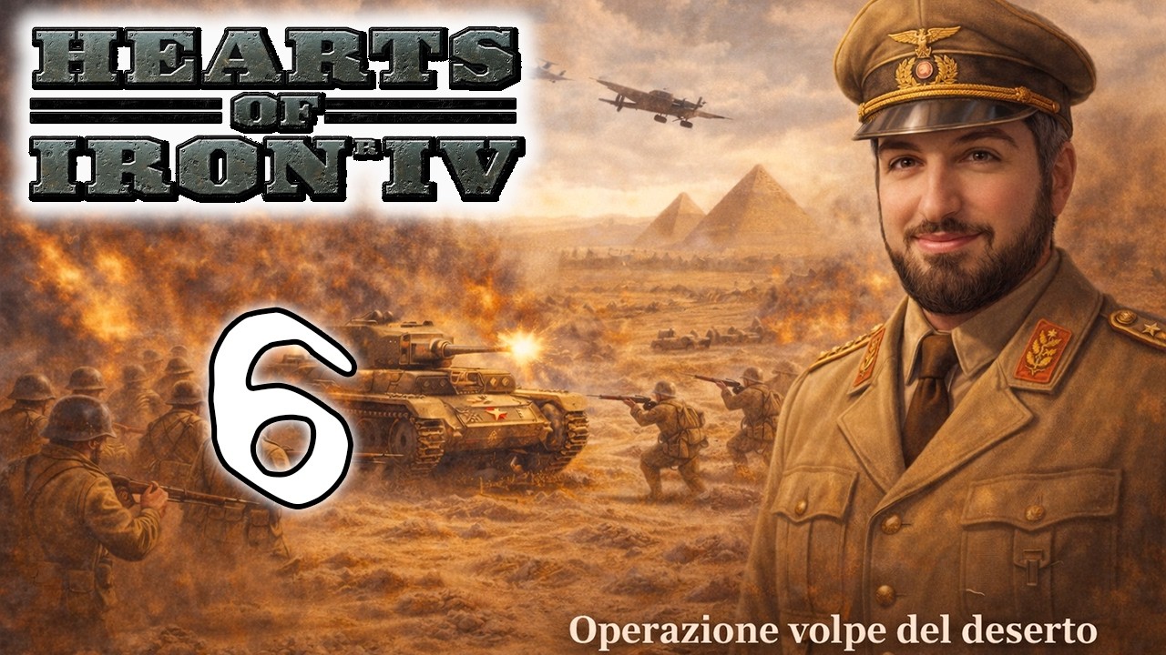 HEARTS OF IRON 4 [GAMEPLAY ITA PART 6] | OPERAZIONE VOLPE DEL DESERTO