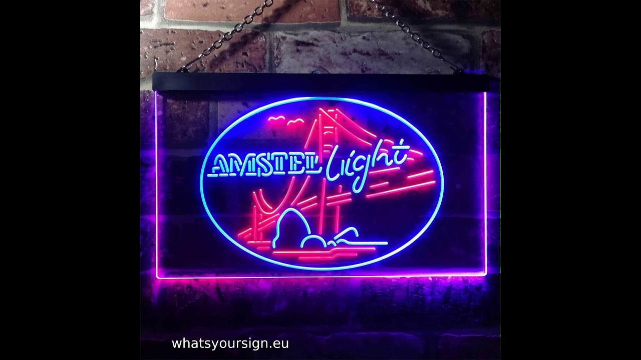 Amstel Light   Bridge LED Neon Sign