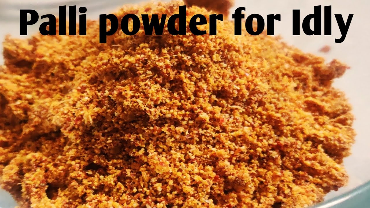 Palli powder for Idly #Gunpowder  No Oil recipe 5mins lo Ready #shorts