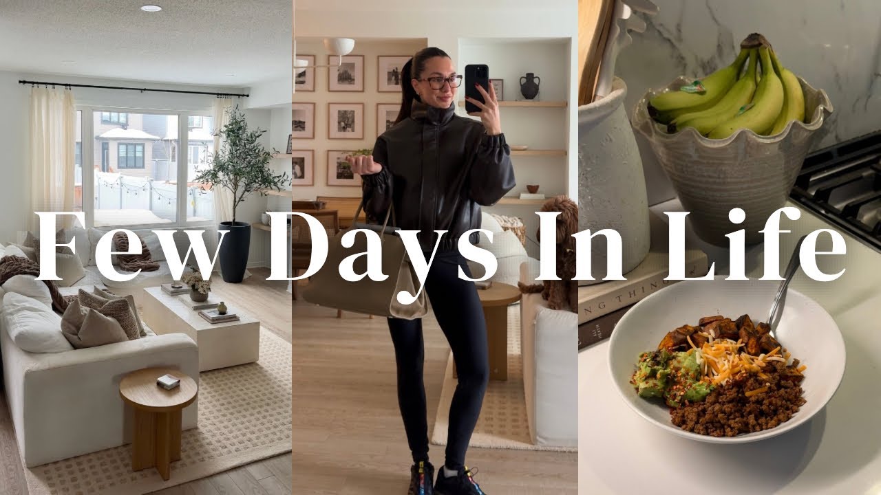 VLOG | few days in my life, my 2026 goals, home decor shopping, cooking at home & more