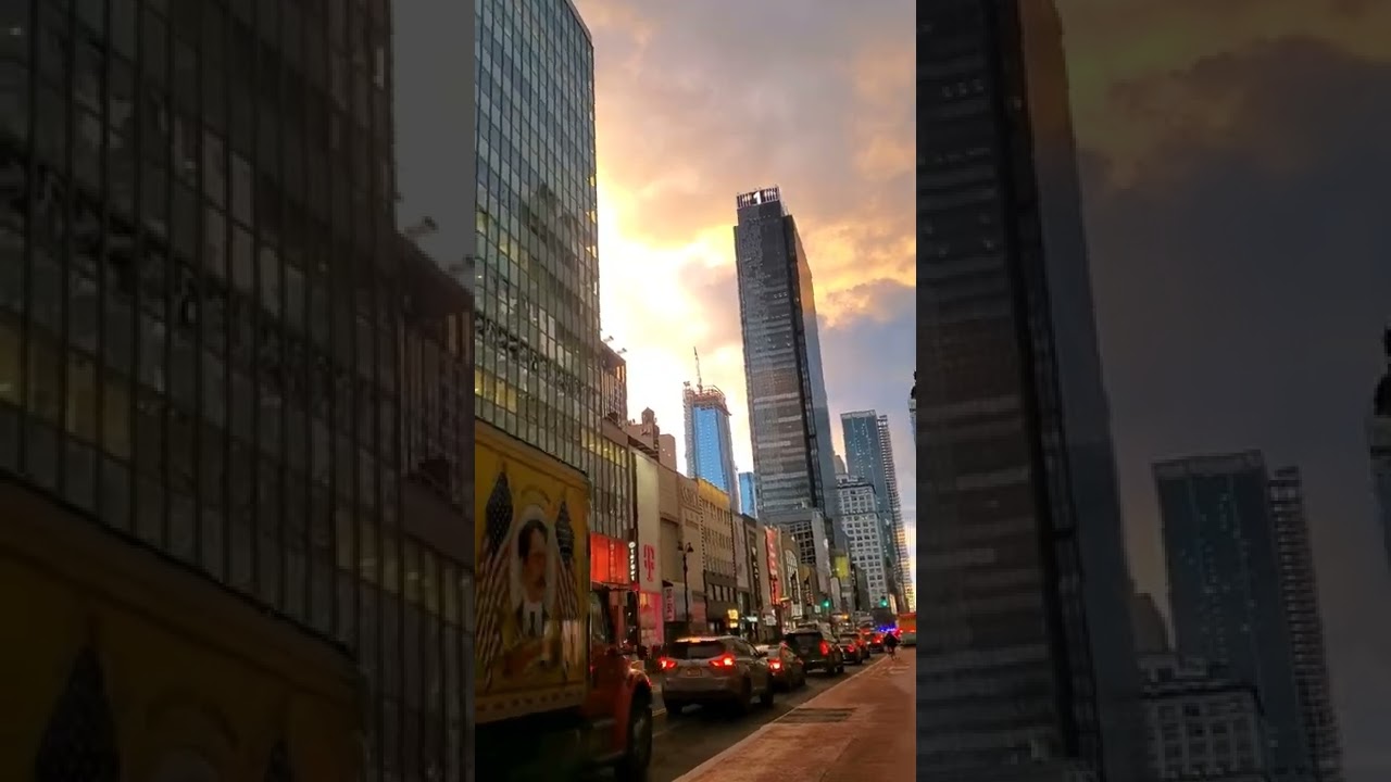 One penn plaza y el Empire state building NY #shortsyoutube #viral #newyork #newyorkcity #mexico