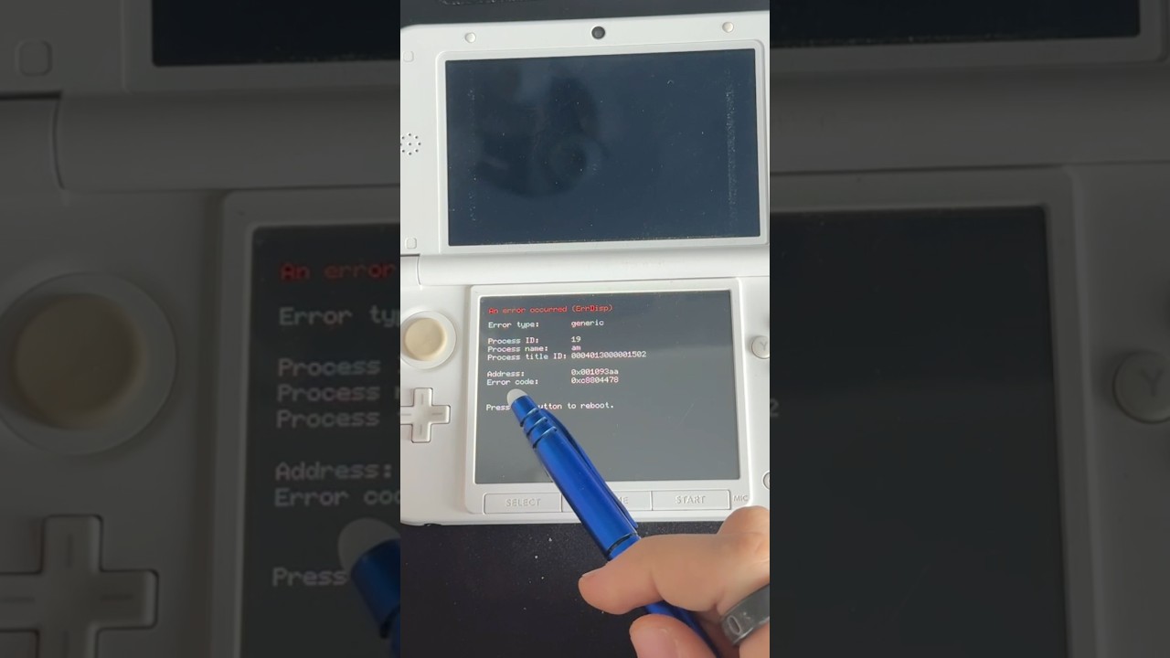 Nintendo 3ds Twilight Menu generic 19 fehlercode fix