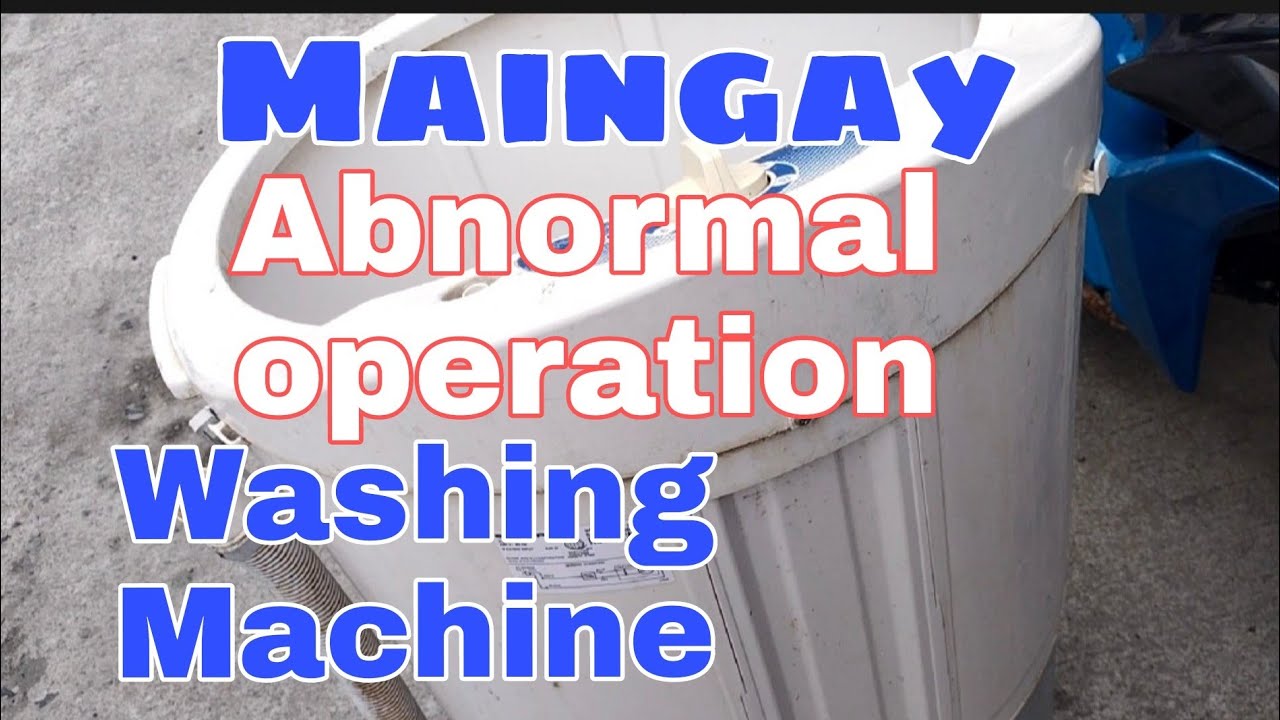 MAINGAY NA WASHING MACHINE PAANO AYUSIN /Click here for more videos