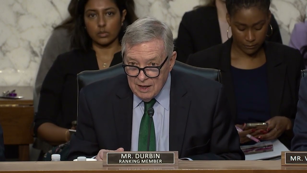 Durbin Calls on Trump White House to Honor Blue Slip Rule for U.S. Attorneys in Senate Judiciary