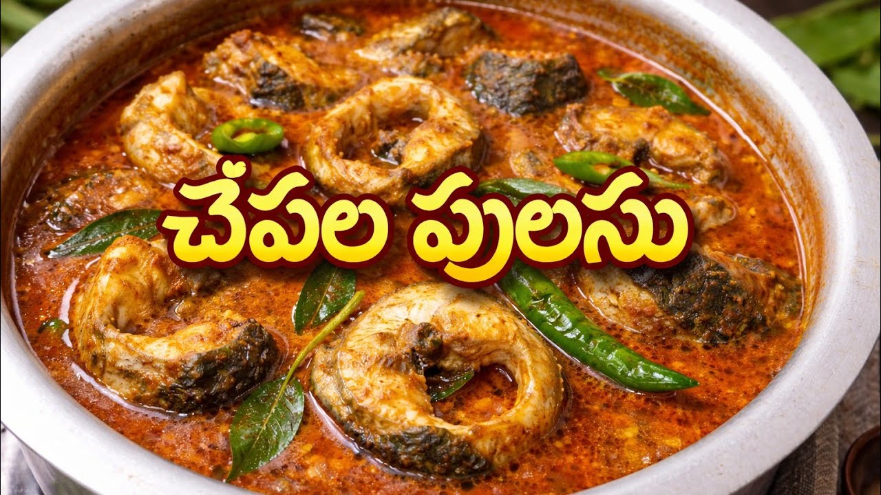 Fish curry...##### chapala pulusu entho easy ga.....####👌👌👌👌