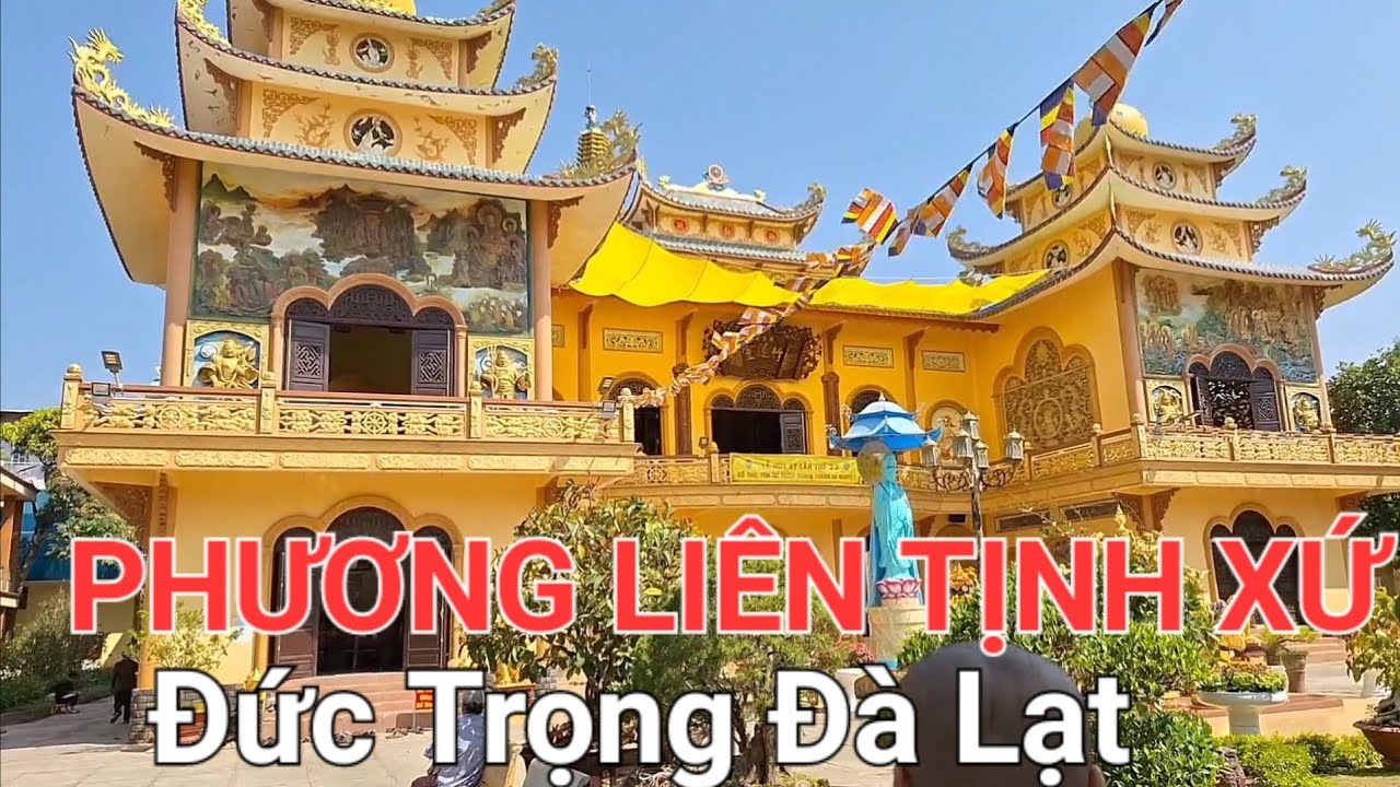 Phương Liên Tịnh Xứ Đức Trọng Đà Lạt ngôi chùa tu theo pháp môn Tây Tạng có rất nhiều kinh chữ PaLi