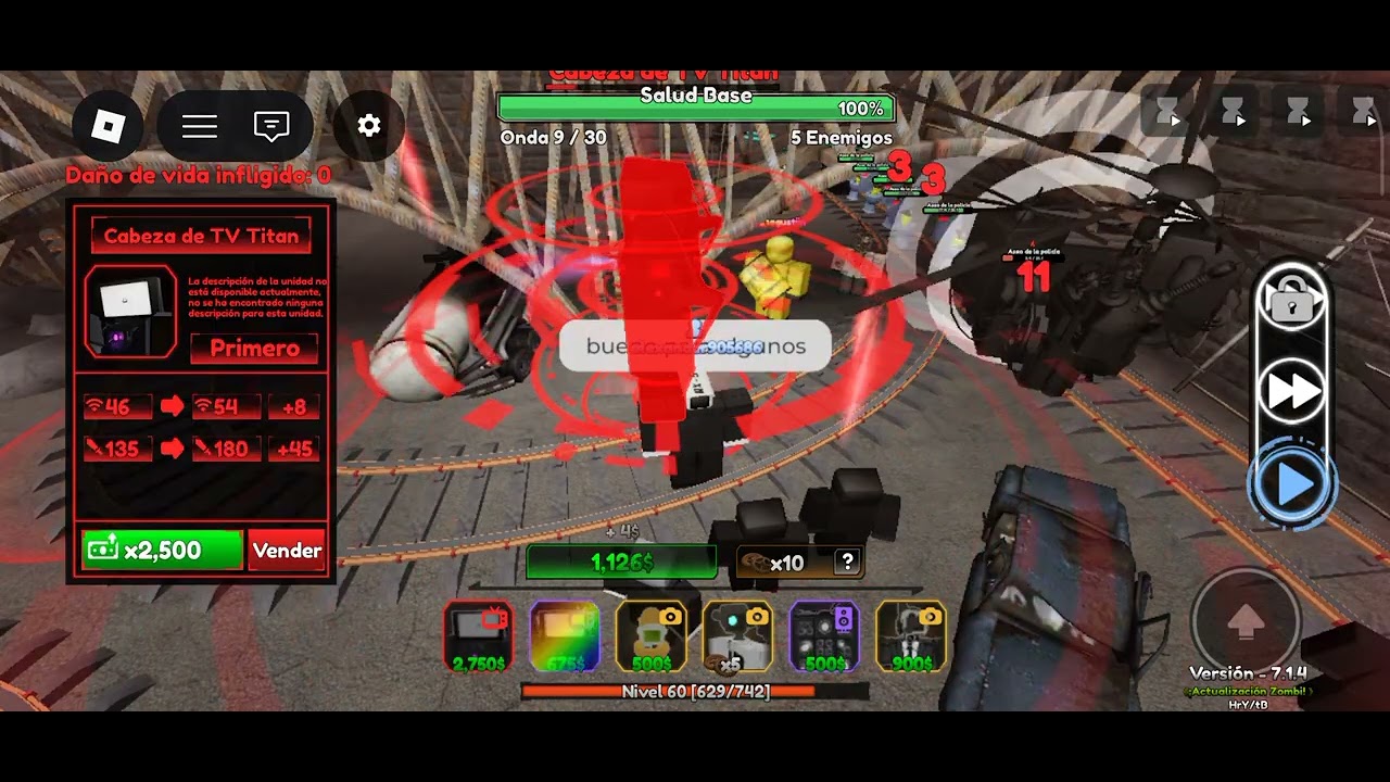 Jugando al Titan tower defense 