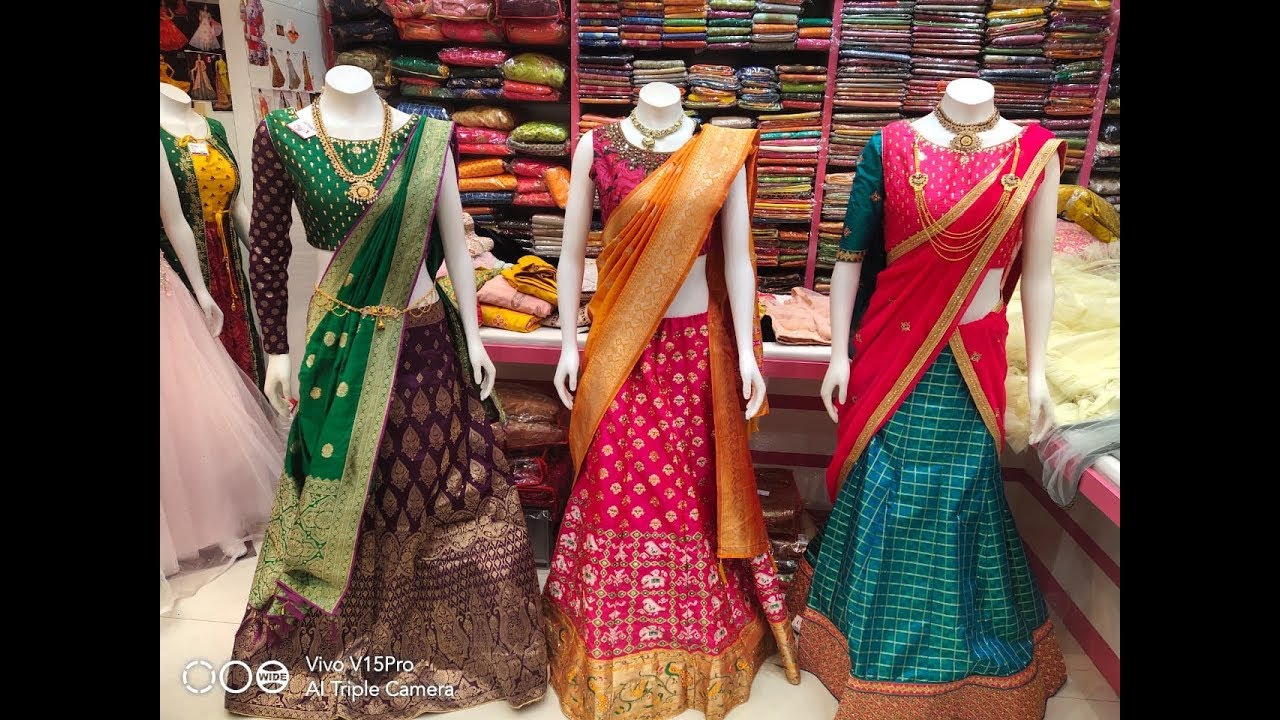 Traditional party wear dresses, long frocks & Lehengas |Christmas & Sankranti Collection 2020
