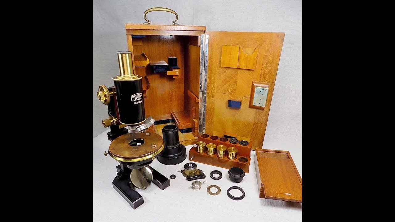 Antique Carl Zeiss Jena Nr 40303 1c PhotoMicrographic Microscope Ca 1902 1904