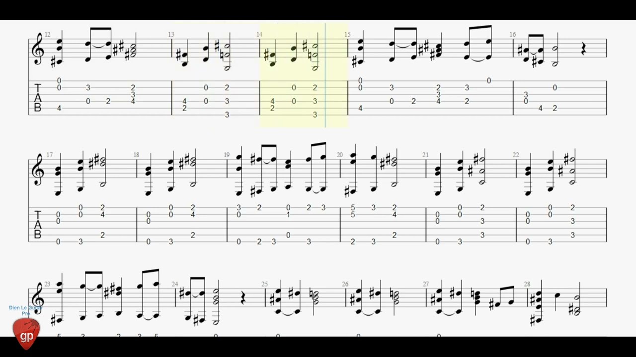 Ases Death by Edvard Grieg - Guitar Tab