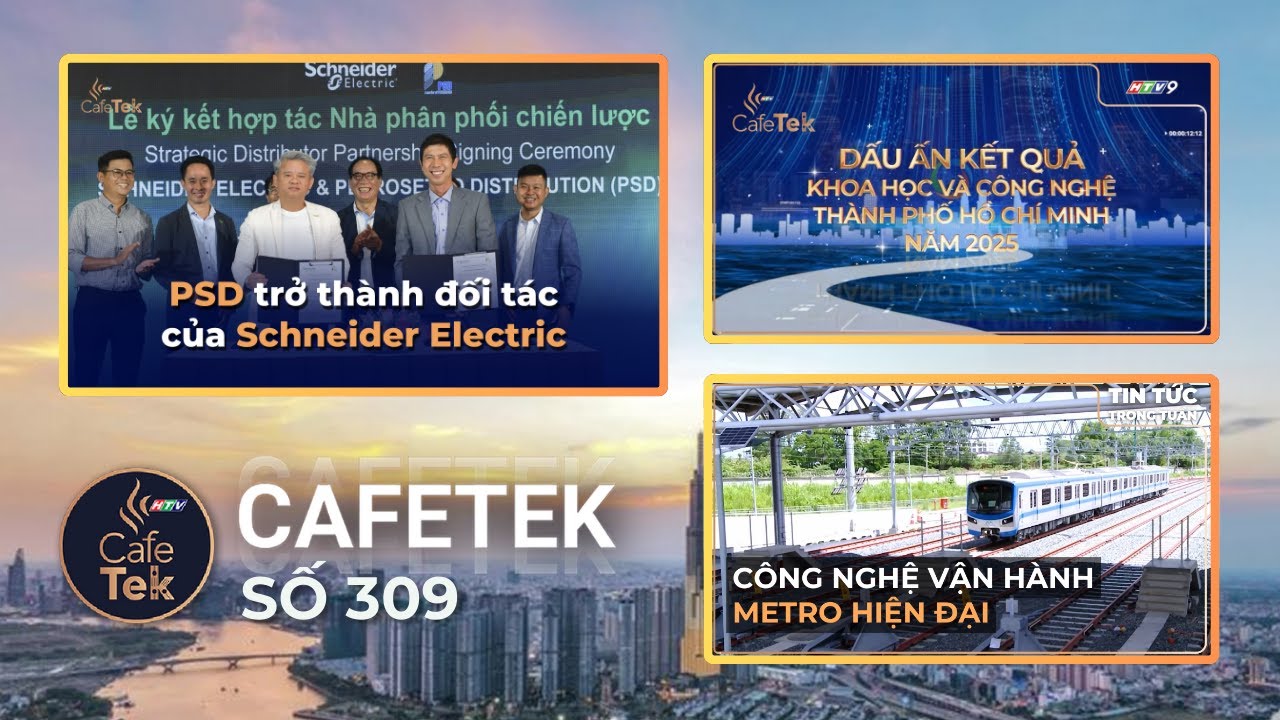 CAFETEK SỐ 309 (FULL VERSION) Phát sóng vào lúc 18h10 Chủ Nhật (18/01/2026) trên kênh HTV9