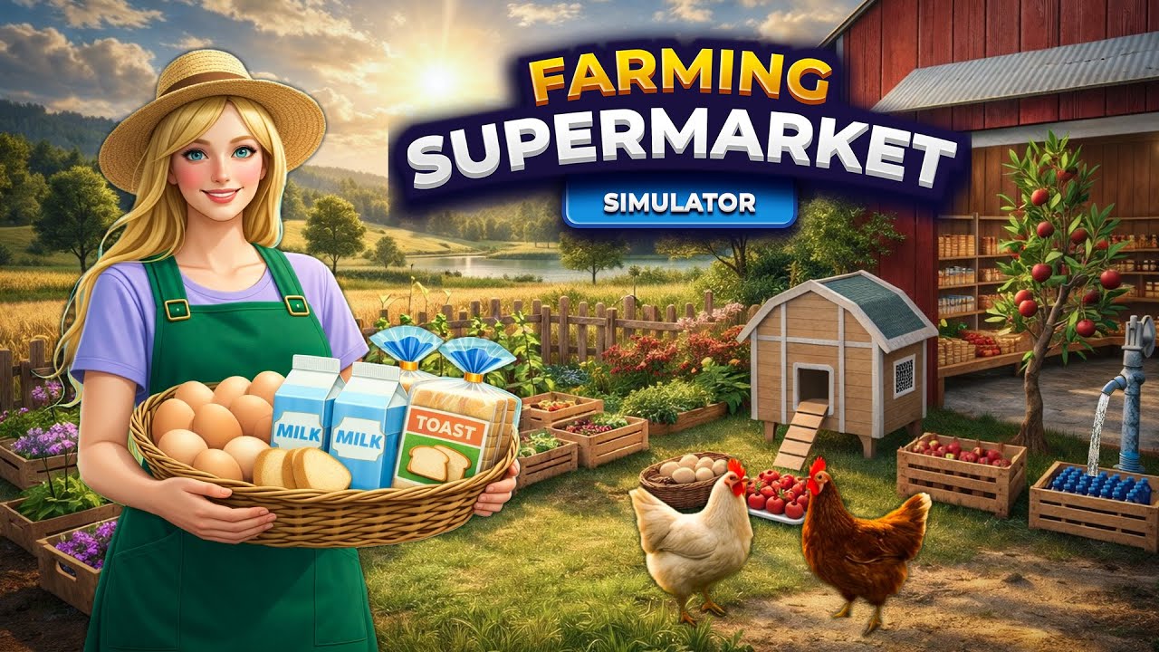 Farming Supermarket Simulator | Part #2 | Day 20-37 | Super Cozy Long Gameplay  | No Commentary