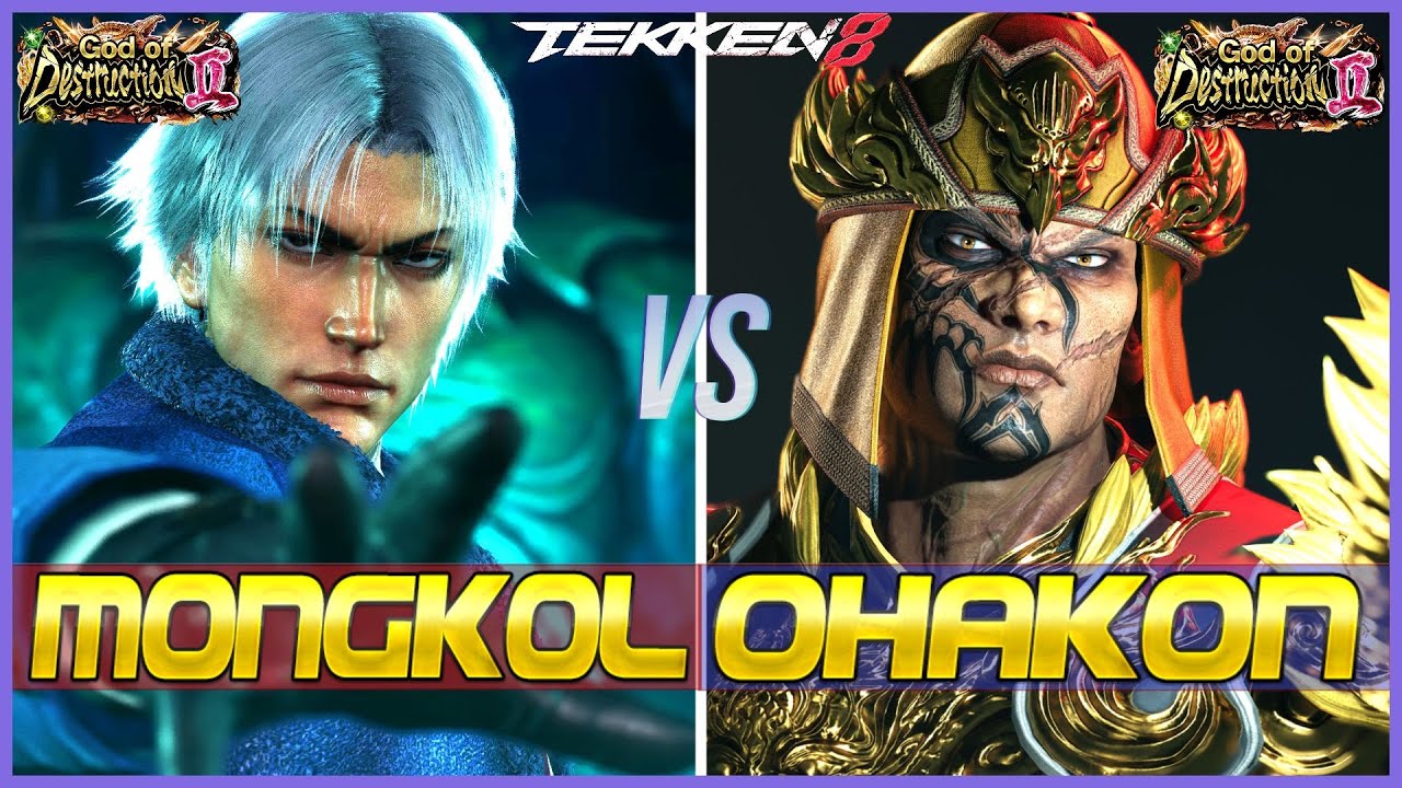 T8 ▰ МОНГКОЛ (Ли) против ОХАКОНА (Фахкумрама) ▰ Геймплей высокого уровня в Tekken 8